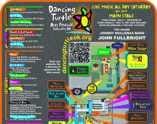 Preview of Dancing Turtle Map & Schedule